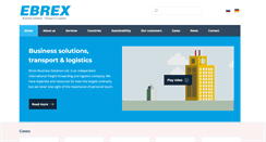 Desktop Screenshot of ebrexlogistics.com